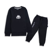 Boys Kappa Black Track-suit